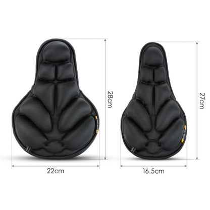 WEST BIKING YP0801259-260 Universal Heat Dissipating Inflatable Bicycle Seat Cover Cycling Mountain Bike Airbag Seat Cover, Small, Large