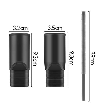 Vacuum Cleaner Hose Kit For Dryer Vent Cleaning Flexible Flat Tubing Accessory, 32mm Diameter, 35mm Diameter, 32mm/35mm Diameter