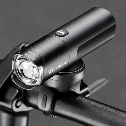 WEST BIKING Bicycle High-Brightness Rechargeable Headlight With Power Reminder Rotatable Function, 600 Lumens, 800 Lumens