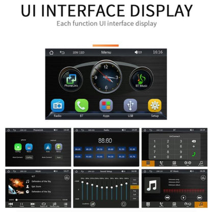7-inch HD  Touch Screen + HD 8-light Reversing Image Wireless Carplay Car MP5 Player, X5300 With 8-light Camera