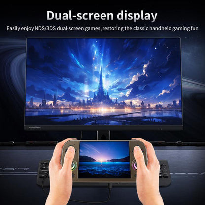 ANBERNIC RG 477M  Android 14 Handheld Game Console With Aluminum Alloy Body, 4.7-Inch LTPS In-Cell Touch Screen, 3D Hall Joystick & Self-Developed AI Assistant, 128G, 256G