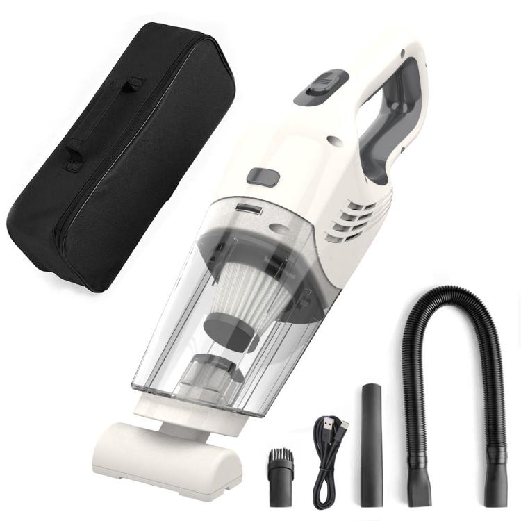 Car-mounted High-power Strong Suction Cordless Vacuum Cleaner, White 5500PA, White Brushless 12000PA