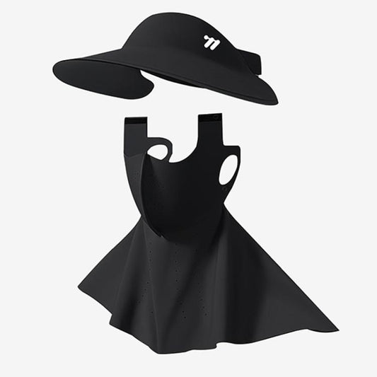 WEST BIKING 3 In 1 UV-Protective Cooling Mesh Breathable Detachable Sun Hat Face Mask Neck Scarf, One Size