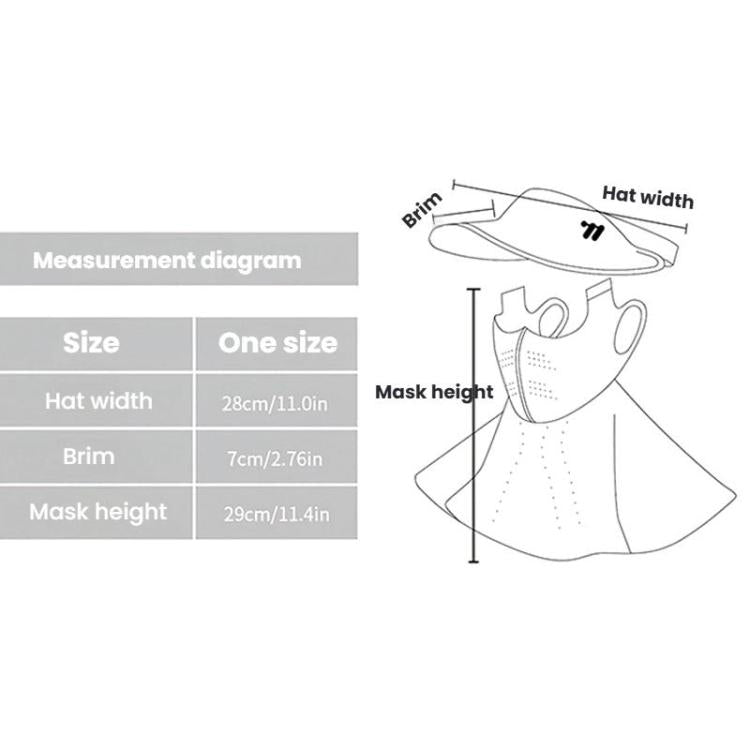 WEST BIKING 3 In 1 UV-Protective Cooling Mesh Breathable Detachable Sun Hat Face Mask Neck Scarf, One Size