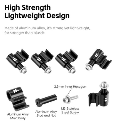 WEST BIKING 5pcs /Bag Mountain Bike Hose Guide Plate Frame Cable Conversion Mounting Bracket, YP0719480