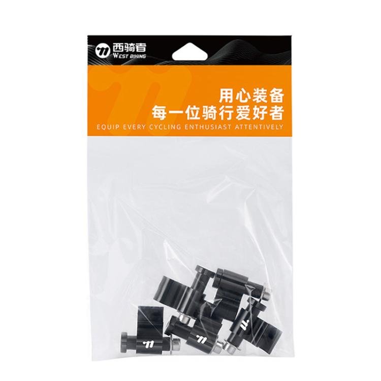 WEST BIKING 5pcs /Bag Mountain Bike Hose Guide Plate Frame Cable Conversion Mounting Bracket, YP0719480