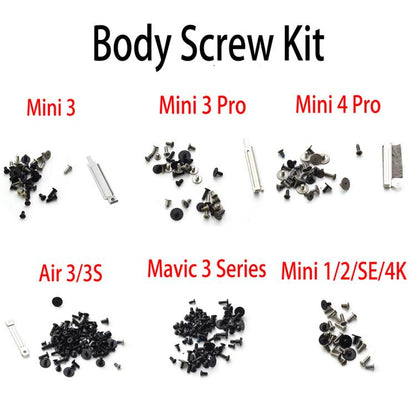 Body Screw Kit Drone Repair Parts, For DJI Air 3 / 3S, For DJI Mavic 3 Series, For DJI Mini 3 Pro, For DJI Mini 3, For DJI Mini 4 Pro, For DJI Mini / Mini 2/ SE/4K