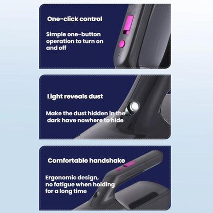 Small Powerful Handheld Vacuum Cleaner For Car And Desktop Use, 7500PA Brushed