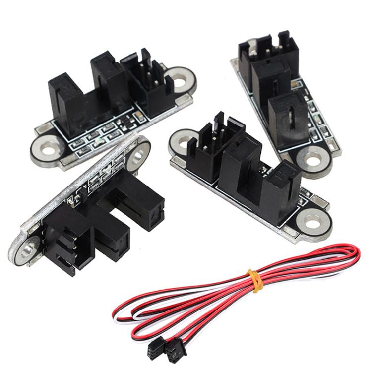 2pcs Wired Endstop Optical Switch Sensor Photoelectric Limit Switch, 1m