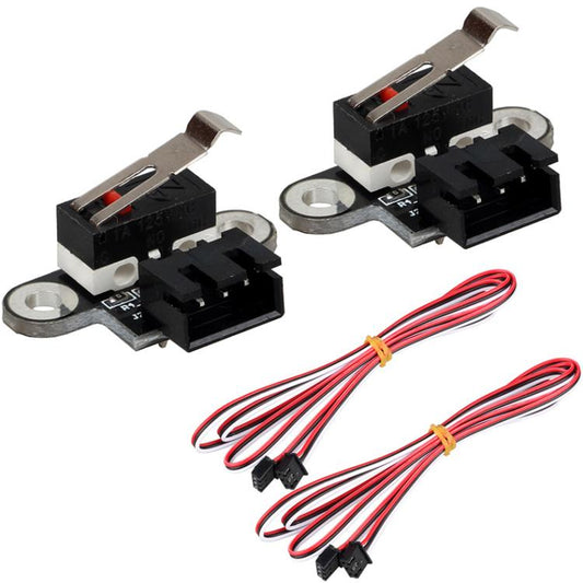 2pcs Vertical Mechanical Limit Switch Light-Touch Stroke Reset Switch 3D Printer Accessories, 1m