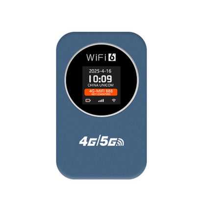 4G/5G Portable WiFi Hotspot 300Mbps Mobile Router With Time Display, 3000mAh Built-In Battery, Asia Edition, Eurasian Edition