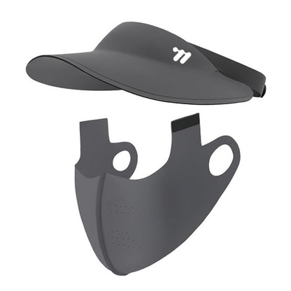 WEST BIKING 2 In 1 Outdoor Sports Sun Protection Mask UV-Blocking Sun Hat Cycling Breathable Face Cover, One Size