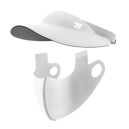 WEST BIKING 2 In 1 Outdoor Sports Sun Protection Mask UV-Blocking Sun Hat Cycling Breathable Face Cover, One Size
