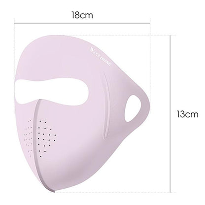 WEST BIKING Sports Cycling Face Mask Ice Silk Breathable Sun Protection Mask, One Size