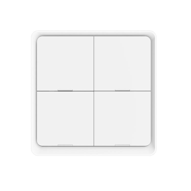 Graffiti Smart Home Wireless Scene Switch APP Timer 4-Button Adhesive Smart Switch, 4-Buttons