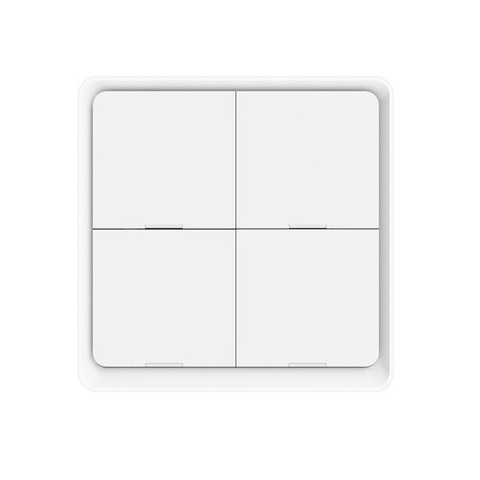 Graffiti Smart Home Wireless Scene Switch APP Timer 4-Button Adhesive Smart Switch, 4-Buttons
