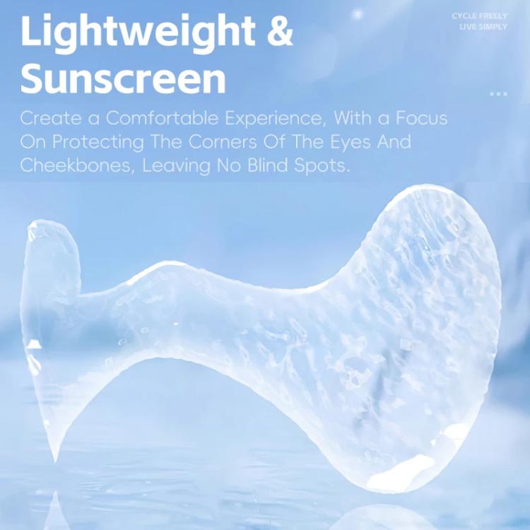 WEST BIKING Outdoor Sun Protection Face Mask Eye Protecting Ice Silk Seamless Butterfly Mask, One Size