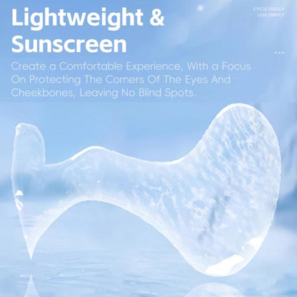 WEST BIKING Outdoor Sun Protection Face Mask Eye Protecting Ice Silk Seamless Butterfly Mask, One Size