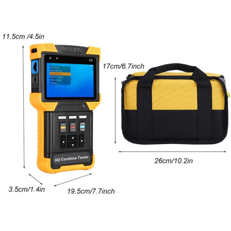 DT-T71 Network Engineering Tester Coaxial AHD/CVI/TVI Video Surveillance Tester, EU Plug, US Plug, UK Plug, AU Plug