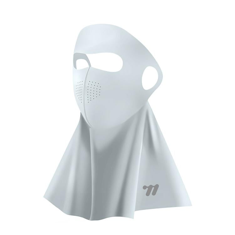 WEST BIKING Breathable Moisture-Wicking Quick-Dry Full-Face Sun Protection Mask Outdoor Cycling Sports Ice-Silk Neck Bib, One Size