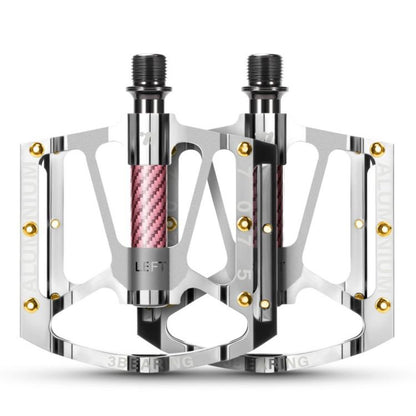 WEST BIKING 1pair Colorful Electroplated Bicycle Pedals 3 Bearing Aluminum Alloy Mountain / Road Bike Pedals