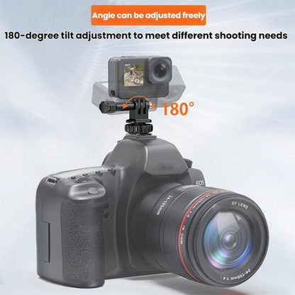 VRIG AC24 1/4 Cold Shoe Mount to Action Camera Adapter Cold Shoe Base F External Camera Tripod