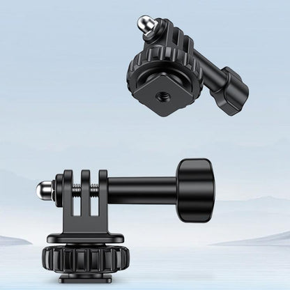 VRIG AC24 1/4 Cold Shoe Mount to Action Camera Adapter Cold Shoe Base F External Camera Tripod