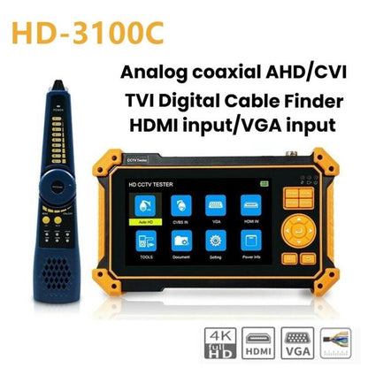 HD-3100C 5 Inch Engineering Tool Video Surveillance Tester, US Plug, EU Plug, UK Plug, AU Plug