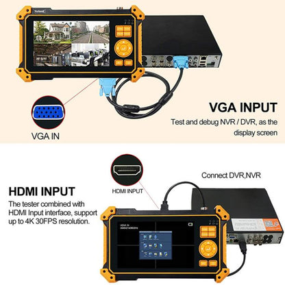 HD-3100C 5 Inch Engineering Tool Video Surveillance Tester, US Plug, EU Plug, UK Plug, AU Plug