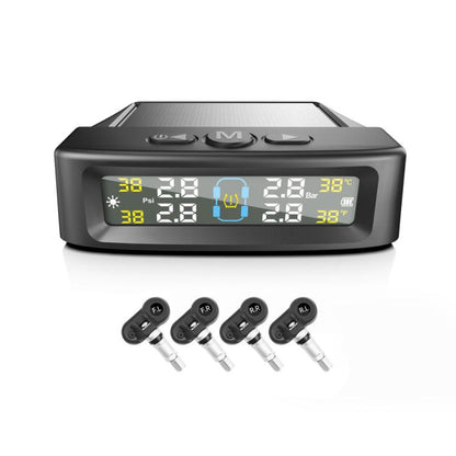 Automotive TPMS Four-Tire Pressure Monitor, Beep Sound Version External Sensor, Voice Version External Sensor, Beep Sound Version Internal Sensor, Voice Version Internal Sensor
