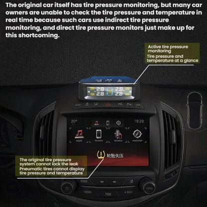 Automotive TPMS Four-Tire Pressure Monitor, Beep Sound Version External Sensor, Voice Version External Sensor, Beep Sound Version Internal Sensor, Voice Version Internal Sensor