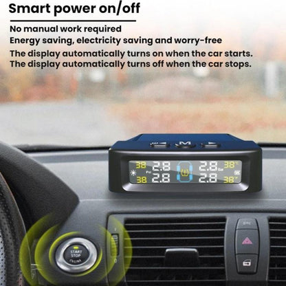 Automotive TPMS Four-Tire Pressure Monitor, Beep Sound Version External Sensor, Voice Version External Sensor, Beep Sound Version Internal Sensor, Voice Version Internal Sensor