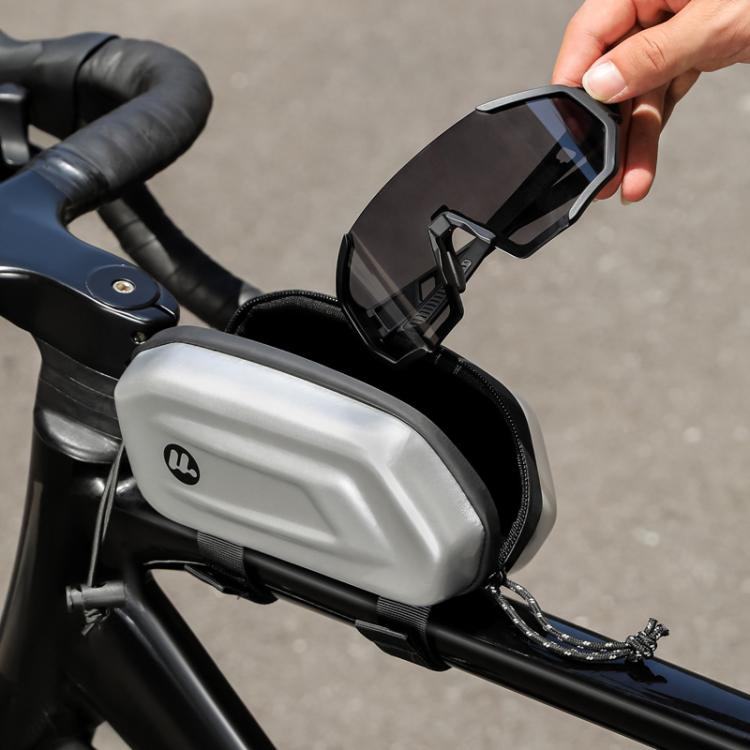 WEST BIKING Bicycle Glasses Hard Case Storage Bag Top Tube Bag Portable Crossbar Bag, YP0719454