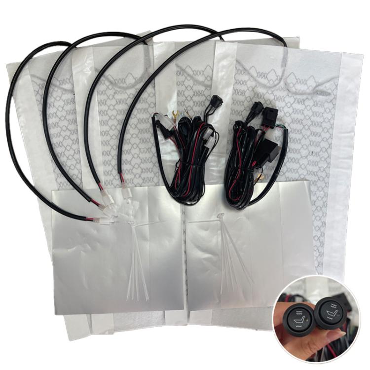 12V Universal Winter Car Seat Heating Pad, Set 2: 2-gear + Single Seat (2 Heating Pads), Set 2: 2-gear + 2 Seats (4 Heating Pads), Set 3: 3-gear + 2 Seats (4 Heating Pads), Set 5: 3-gear + Single Seat (2 Heating Pads)