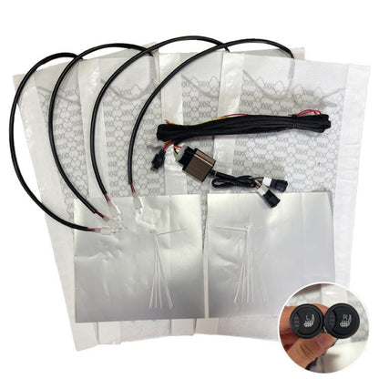 12V Universal Winter Car Seat Heating Pad, Set 2: 2-gear + Single Seat (2 Heating Pads), Set 2: 2-gear + 2 Seats (4 Heating Pads), Set 3: 3-gear + 2 Seats (4 Heating Pads), Set 5: 3-gear + Single Seat (2 Heating Pads)