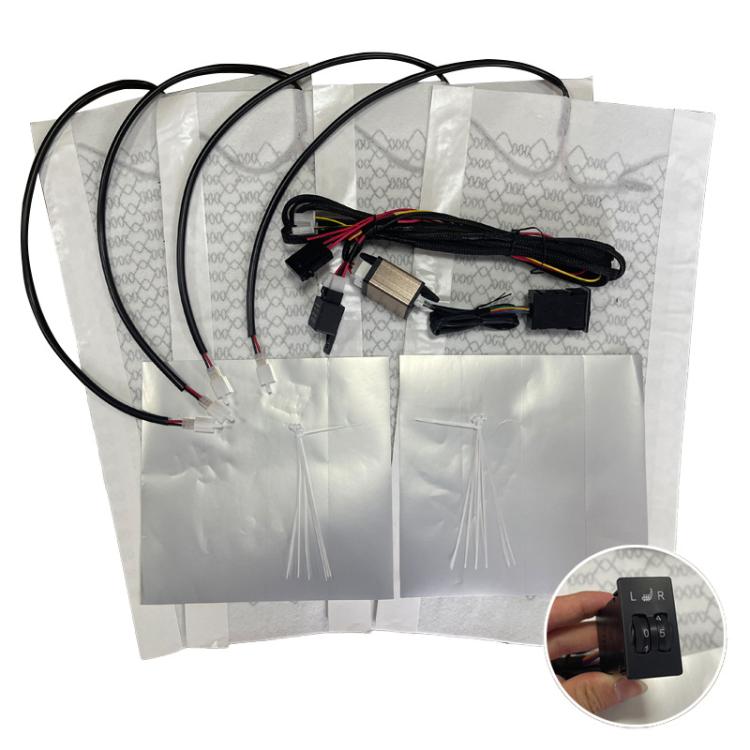 12V Universal Winter Car Seat Heating Pad, Set 2: 2-gear + Single Seat (2 Heating Pads), Set 2: 2-gear + 2 Seats (4 Heating Pads), Set 3: 3-gear + 2 Seats (4 Heating Pads), Set 5: 3-gear + Single Seat (2 Heating Pads)