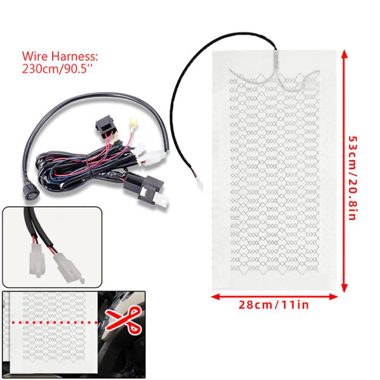 12V Universal Winter Car Seat Heating Pad, Set 2: 2-gear + Single Seat (2 Heating Pads), Set 2: 2-gear + 2 Seats (4 Heating Pads), Set 3: 3-gear + 2 Seats (4 Heating Pads), Set 5: 3-gear + Single Seat (2 Heating Pads)