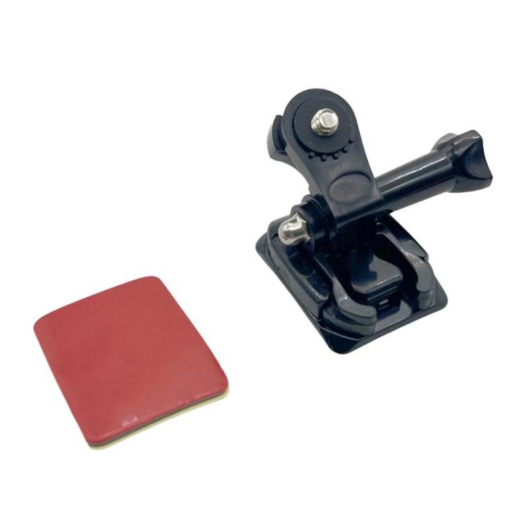 3sets 1/4 Screw Adapter Quick-Release Base Motorcycle Helmet Accessory Base, Arc Shape, Plane