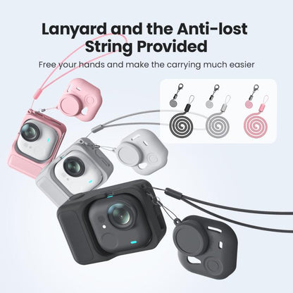 For Insta360 Go Ultra aMagisn Silicone Protective Case Kit All-round Protection Shell
