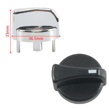 Car Air Conditioning Heater Control Knob For Peterbilt, Black 1pcs, Silver 1pcs, Black 3pcs, Silver 3pcs