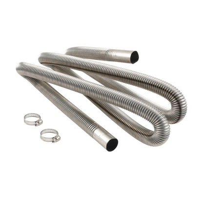 Parking Heater Stainless Steel Threaded Exhaust Pipe, 60CM, 100CM, 200CM