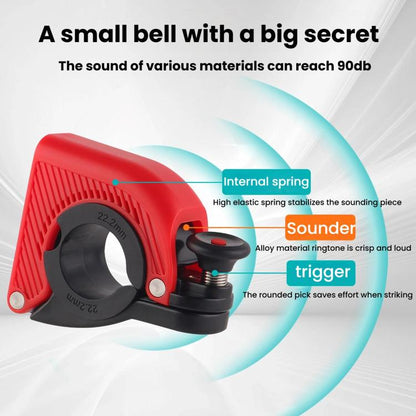 Concealed Aluminum Alloy Bell For Bicycles Mountain Bike Bell