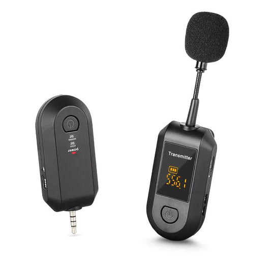 Wireless 2.4G Microphone Amplifier Portable Microphone, 1 In 1 Lapel Clip, 1 In 1 Headwear, 1 In 2 Lapel Clip, 1 In 2 Headwear