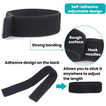 1pair Reflective Pants Cinch Strap For Cycling Sports Pants Garter Leg Band