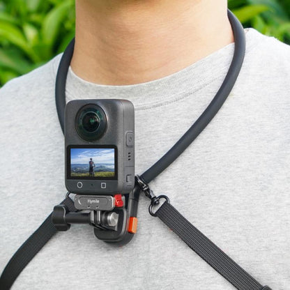 Flymile Magnetic Quick-Release Neck Mount for Action Cameras POV Chest Harness for Hands-Free Recording, FLY039
