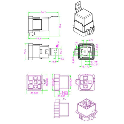 AM107421 Switch Starter Relay Kit for John Deere