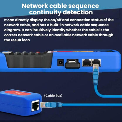 IPC9310Plus-N 4.5 Inch Engineering Tester Network Analog Coaxial Video Surveillance Tester, US Plug, EU Plug, UK Plug, AU Plug