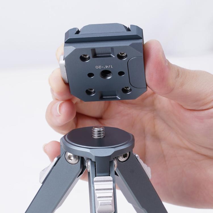 Aluminum Alloy Quick Release Adapter Universal Gimbal Clamp Accessories For Phones DSLRs, COBONE CQ-2