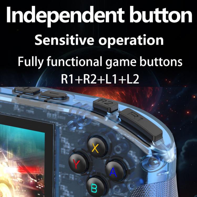 RK35H Handheld Open Source Game Console Support 3D Online Double Play Portable Retro Game Machine, No Memory Card, 64G, 128G