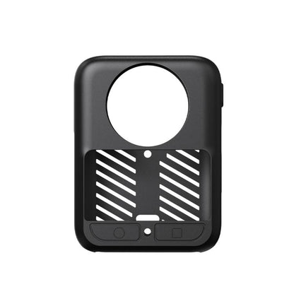 For DJI Osmo 360 Silicone Case Anti-Scratch Shock-Absorbing Dustproof Cover, Black, With Lens Cap